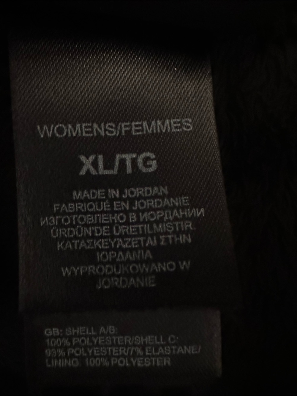 The North Face Black Sherpa Teddy Jacket with Hood - Picture 3 of 4
